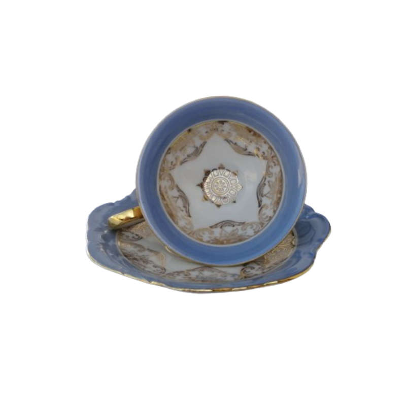 Beautiful Johann Feltman Duo in a Blue and Gold pattern