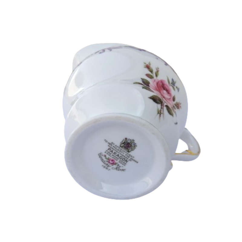 Paragon Fine Bone China Century Rose Floral Milk Jug