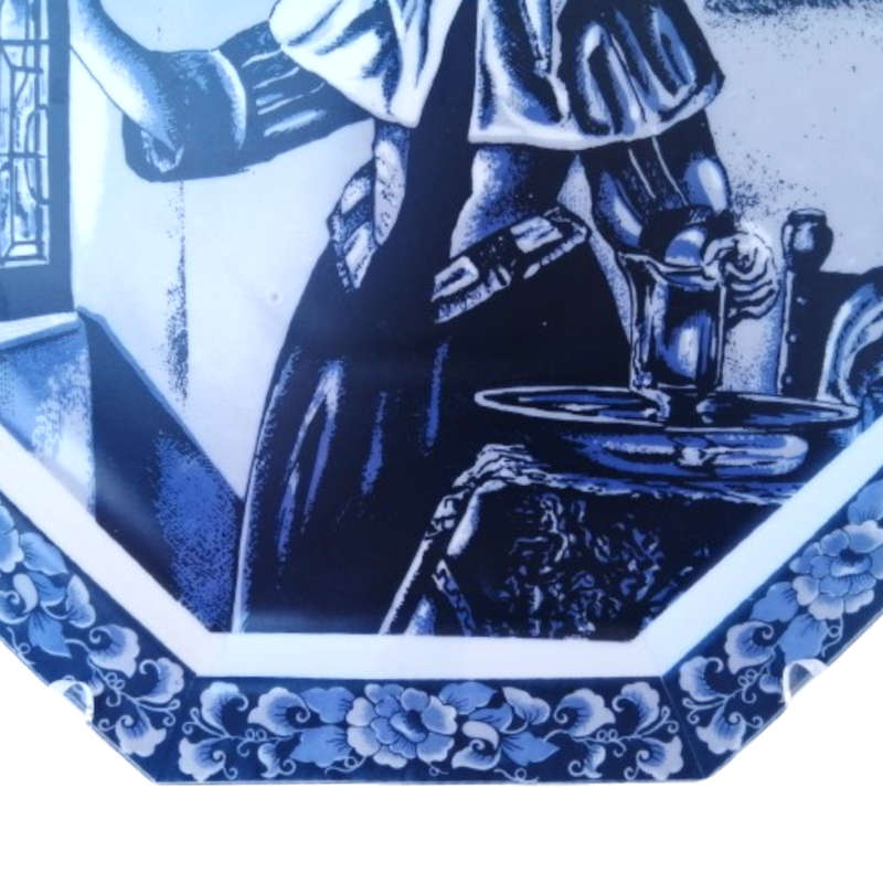 Oude Molen Fabriek Delft The Old masters series.` Morning Abutions ` large plate