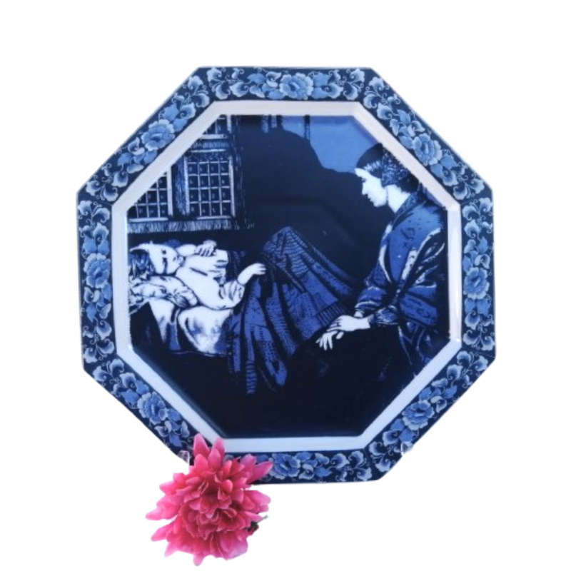 Oude Molen Fabriek Delft The Old masters series.` Mothers Love ` large plate