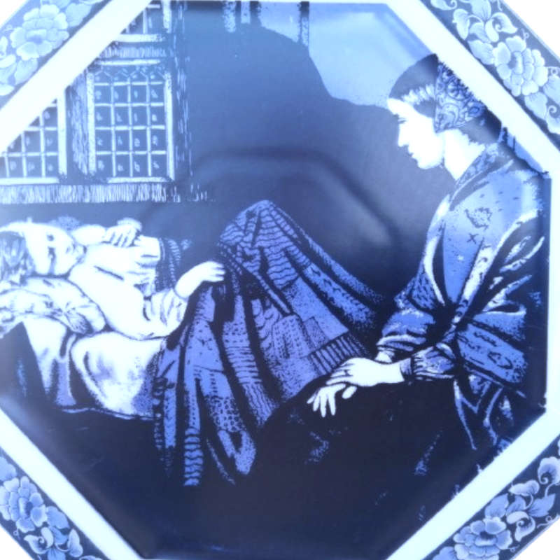 Oude Molen Fabriek Delft The Old masters series.` Mothers Love ` large plate