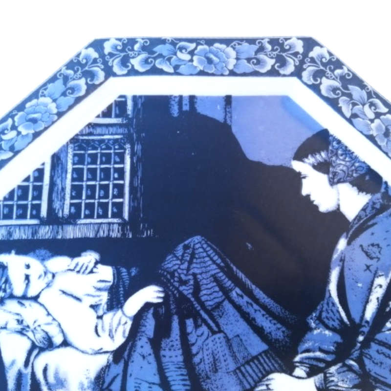 Oude Molen Fabriek Delft The Old masters series.` Mothers Love ` large plate