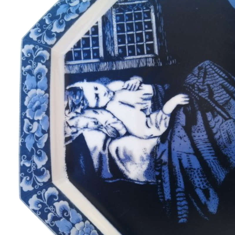 Oude Molen Fabriek Delft The Old masters series.` Mothers Love ` large plate