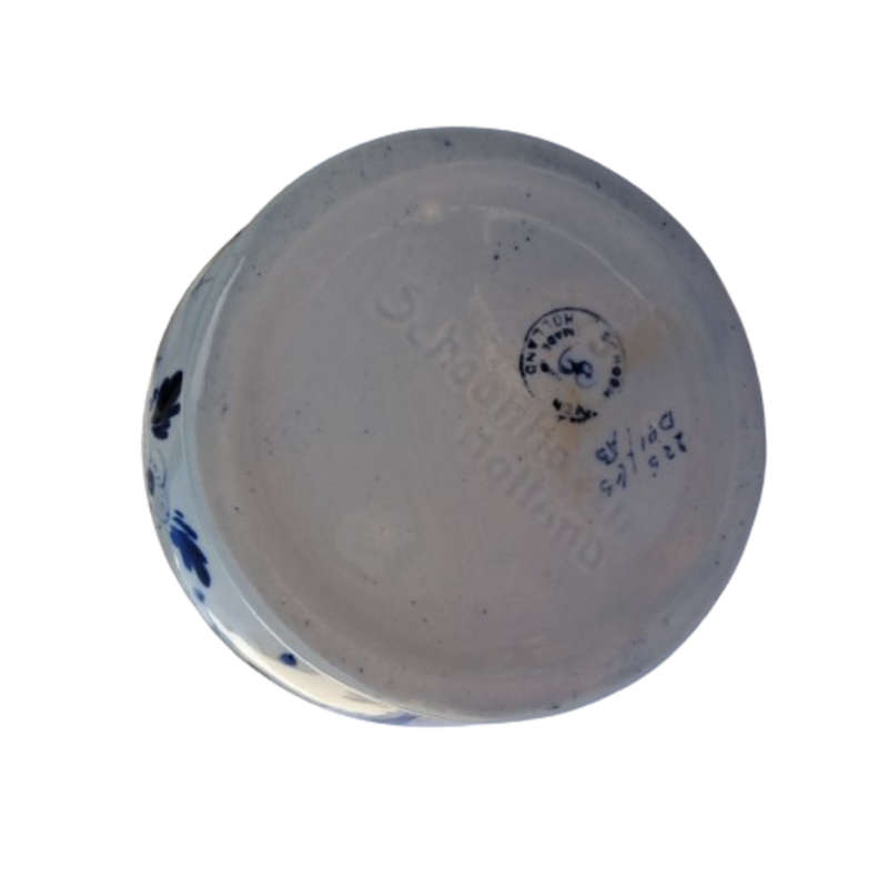 Dutch Ceramic Delft Hand Painted Schoonhoven Jug