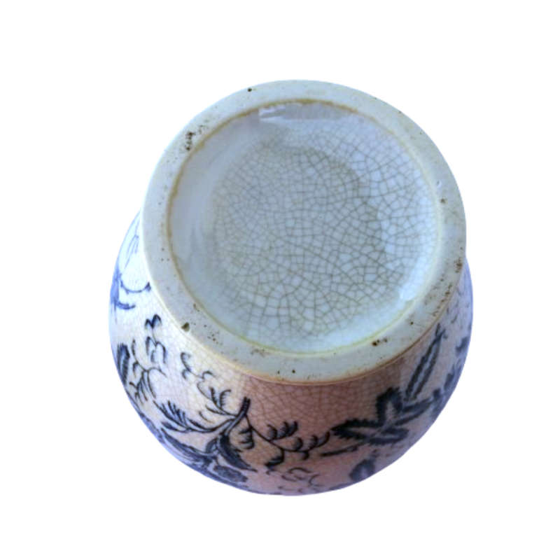 Delft Dutch earthenware Potiches Monochrome Pottery Lidded Pot