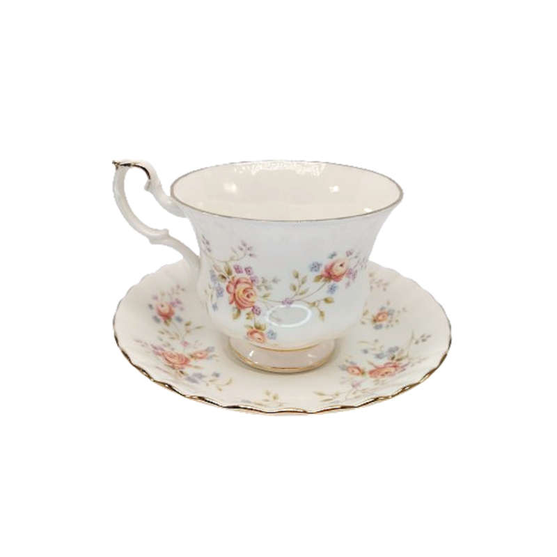 Royal Albert Bone China Peach Rose Trio