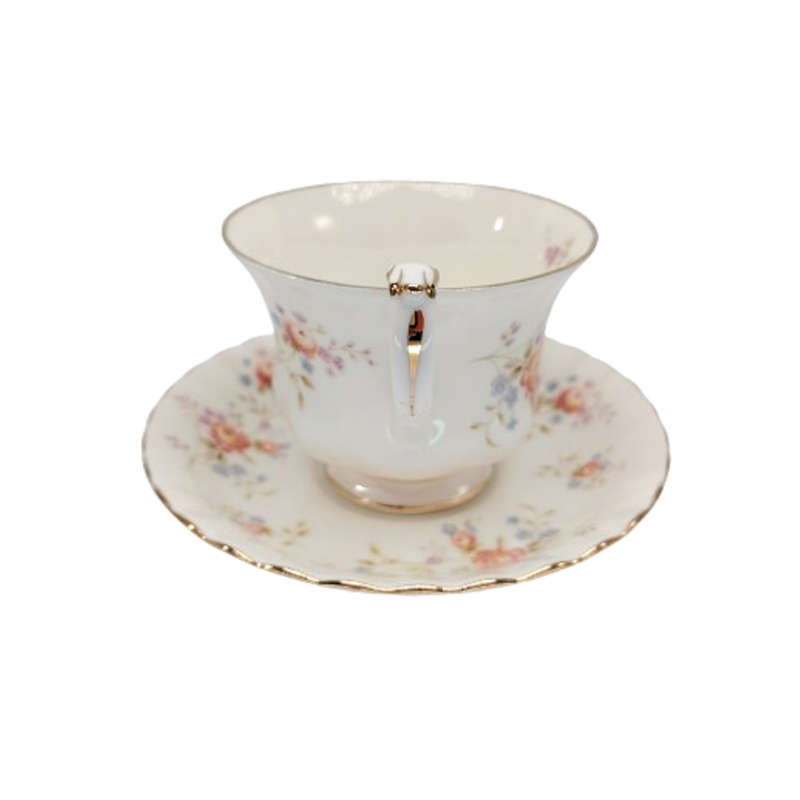 Royal Albert Bone China Peach Rose Trio