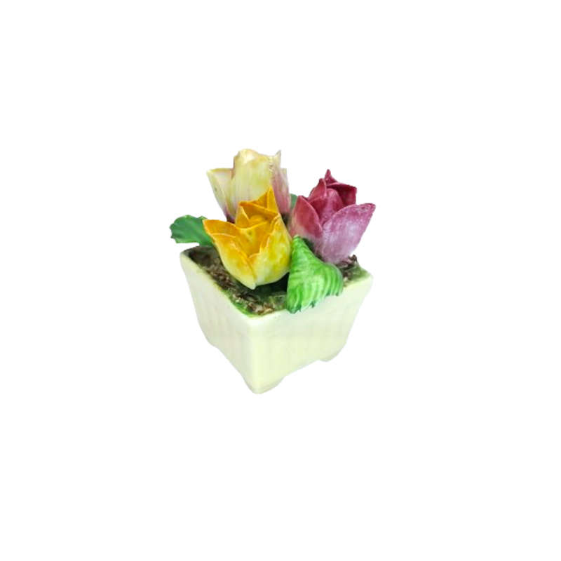 Coalport Bone China Floral  Vase of Flowers Roses