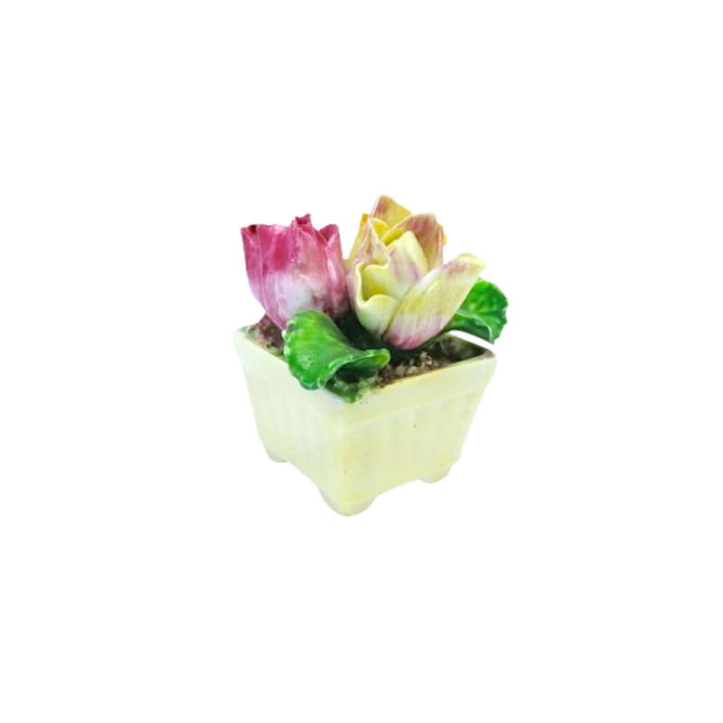 Coalport Bone China Floral  Vase of Flowers Roses