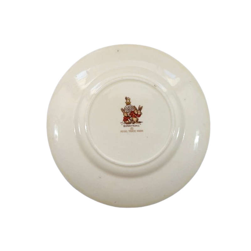 Royal Doulton Bunnykins Signed Plate Skating