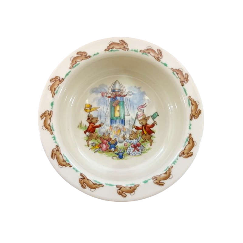 Royal Doulton Bunnykins Porridge Bowl  Golden Jubilee celebration