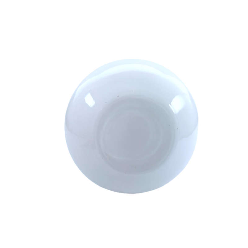 Medium Gourd-shape Opaque White Glass Vase