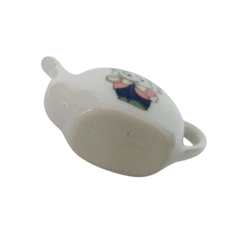Miniature Vintage Porcelain teapot Dumbo elephant design