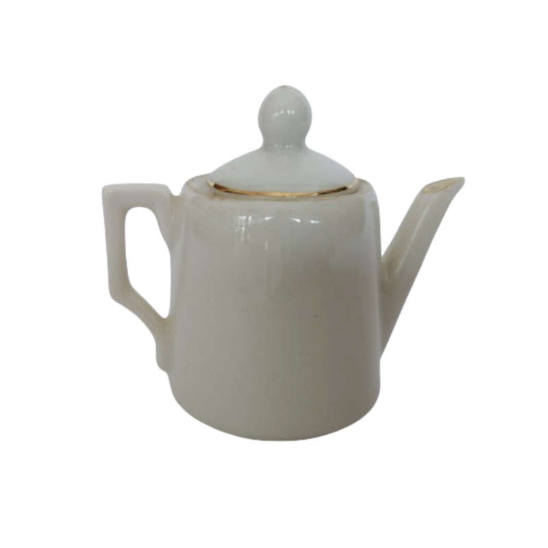 Miniature Vintage Porcelain teapot Czechoslovakia Gemma