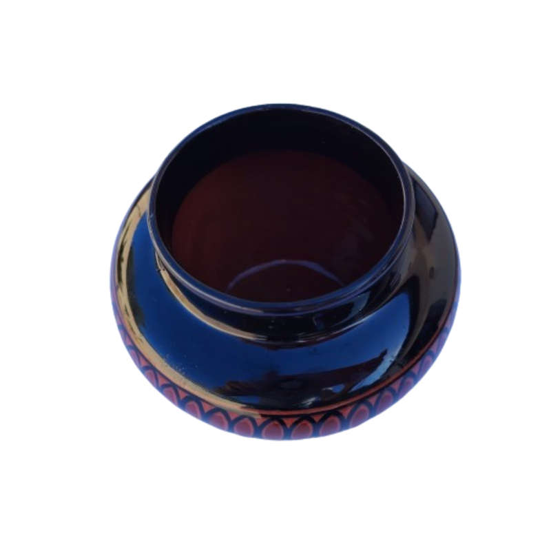 Gouda Pottery glazed round Regis vase designed by Eduard Antheunis
