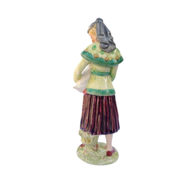 Early Beswick Figurine Finnish Girl with Duck HN1247