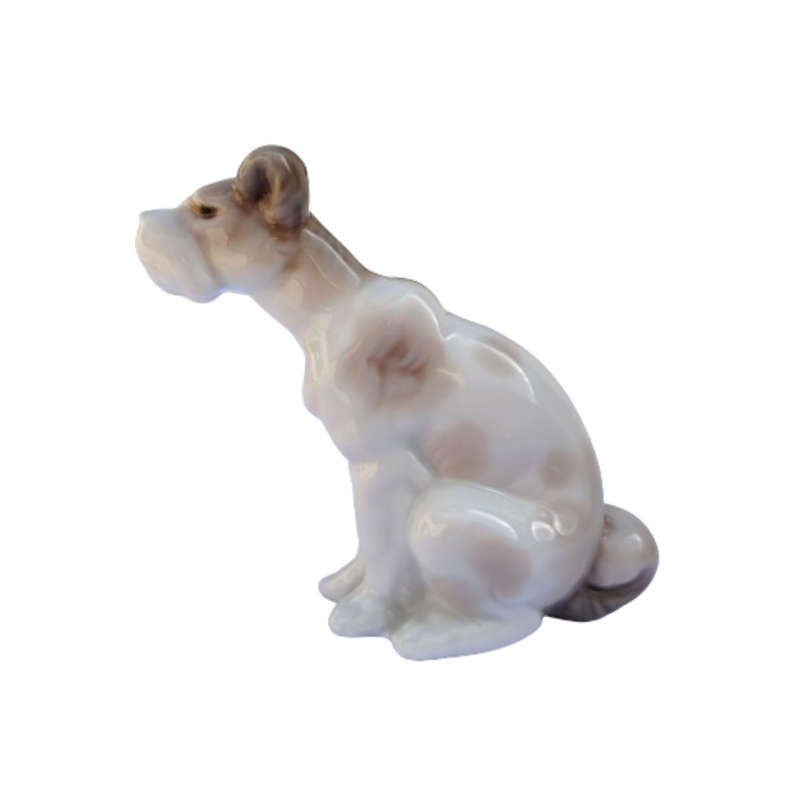 Lladro Sitting Terrier Retired Vagabond Dog #4901
