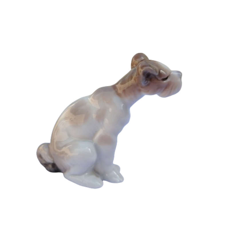Lladro Sitting Terrier Retired Vagabond Dog #4901