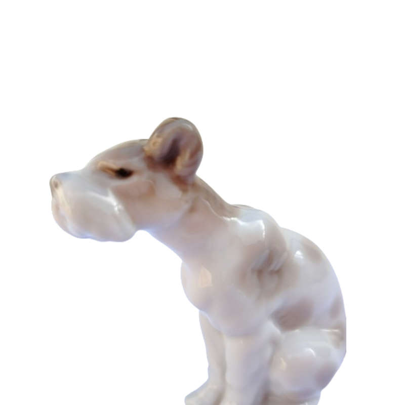 Lladro Sitting Terrier Retired Vagabond Dog #4901