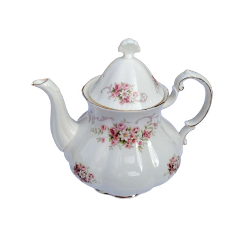Paragon Fine Bone China Rose Bouquet Tea Pot