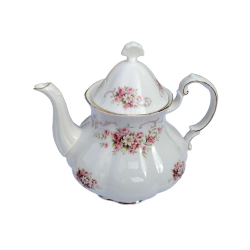 Paragon Fine Bone China Rose Bouquet Tea Pot