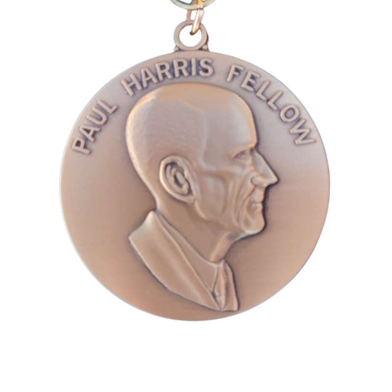 Medal Rotary International Paul Harris Fellow Founder Vintage Gold Brooch V-5583