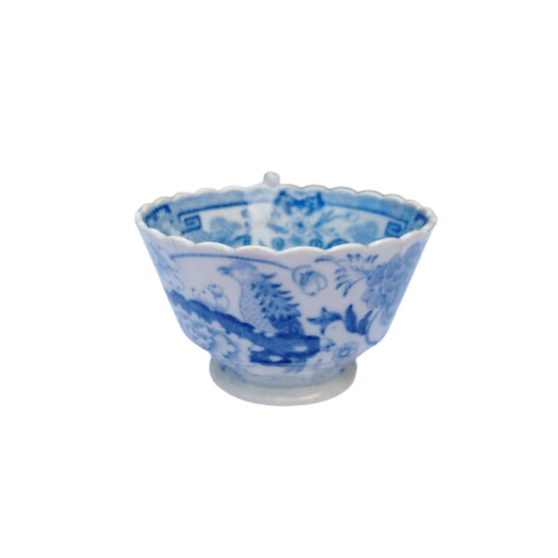 Porcelain antique (around Circa 1870`s) Blue on White cup