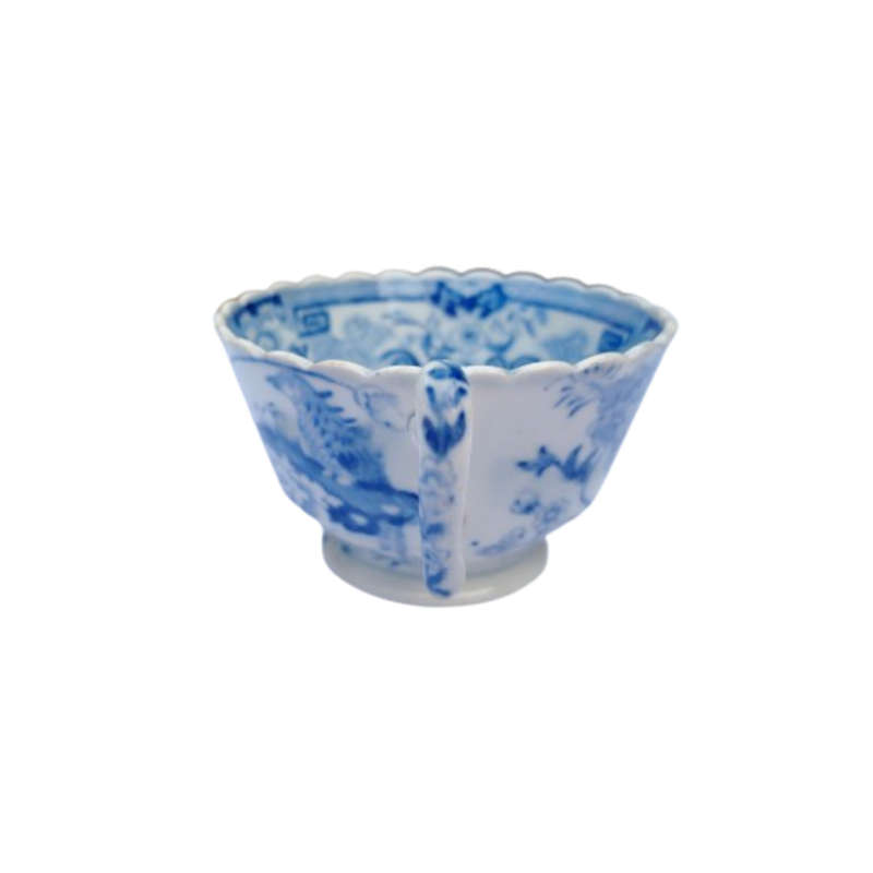 Porcelain antique (around Circa 1870`s) Blue on White cup