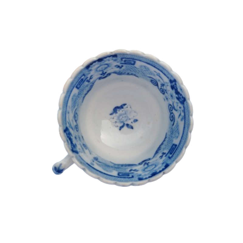 Porcelain antique (around Circa 1870`s) Blue on White cup