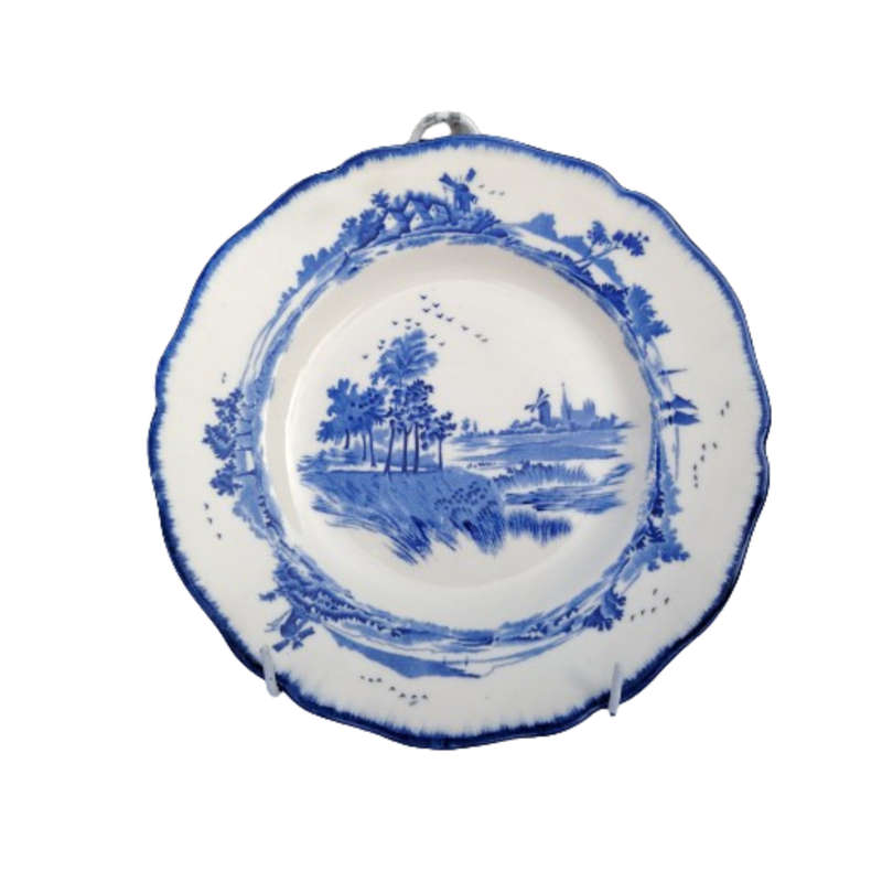 Royal Doulton Blue and White Plate Norfolk Pattern D6294