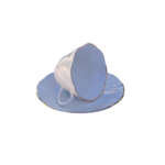 Queens Marie White and Gold Embossed Trio