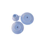 Queens Marie White and Gold Embossed Trio