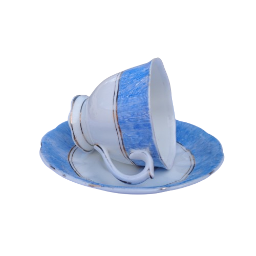 Royal Albert Bone China Blue on White Large Duo