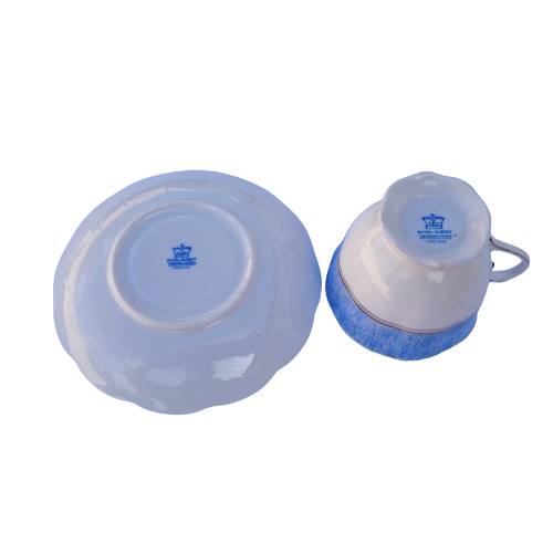 Royal Albert Bone China Blue on White Large Trio