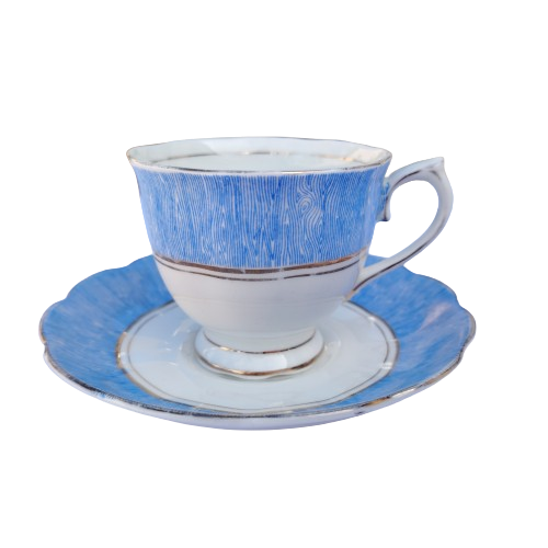 Royal Albert Bone China Blue on White Large Trio