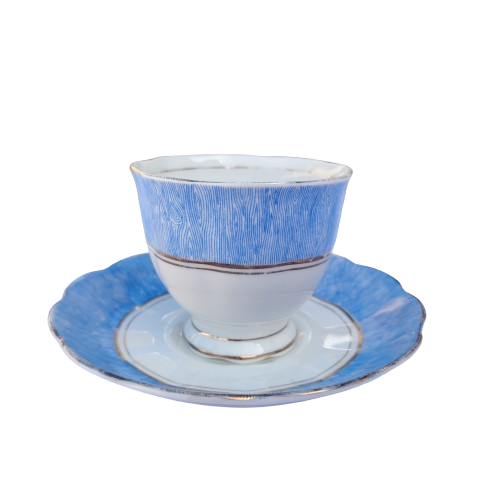 Royal Albert Bone China Blue on White Large Trio