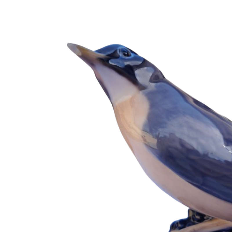 Royal Copenhagen Red Wing Barn swallow Porcelain Bird Figurine