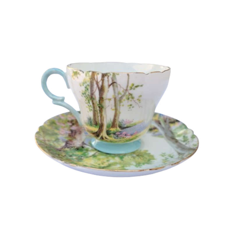 Shelley Fine Bone China Woodland Duo