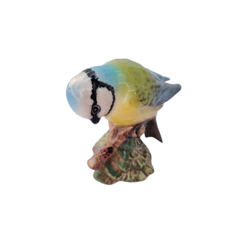 Beswick Garden Bird Figure Porcelain England Blue Tit Model 992