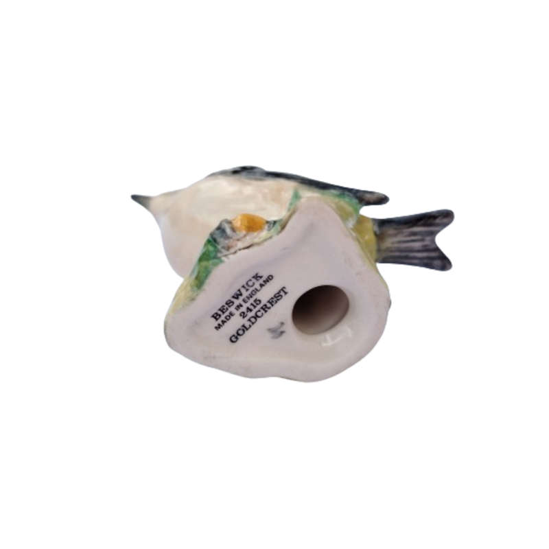 Beswick Garden Bird Figure Porcelain England Goldcrest Model 2415