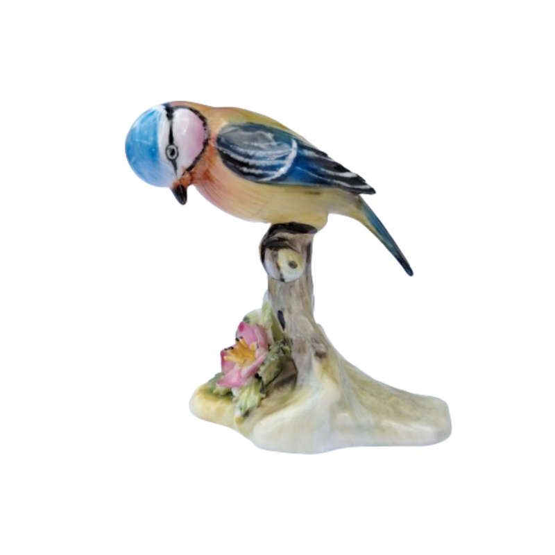 Royal Adderley Blue Tit Bone China Figurine Made In England