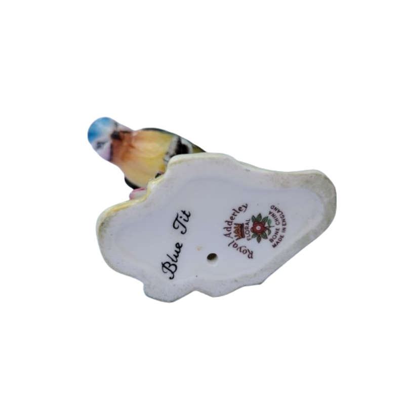 Royal Adderley Blue Tit Bone China Figurine Made In England
