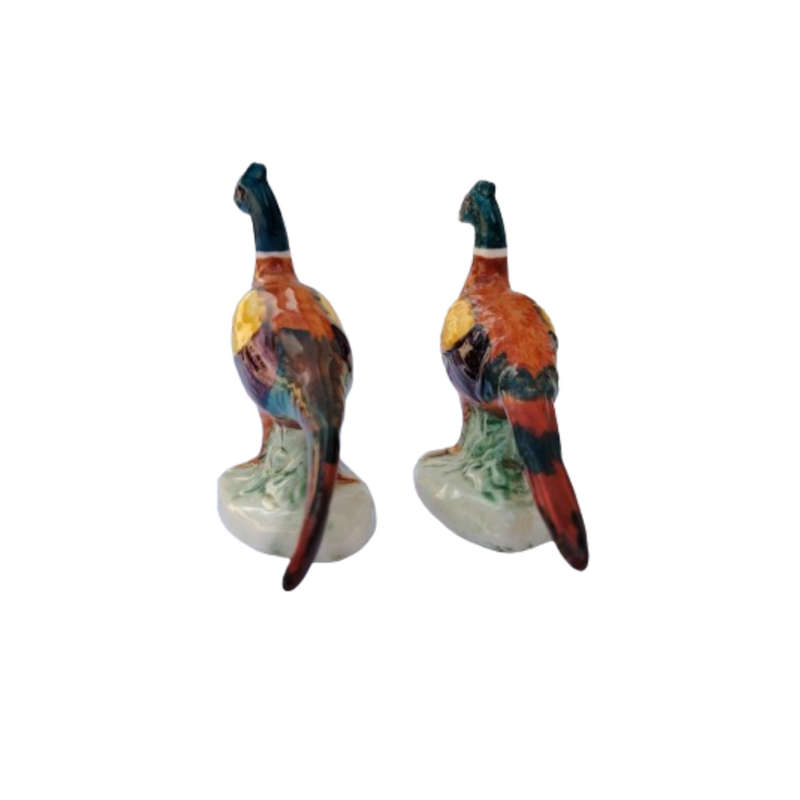 Pair of Beswick Pheasant Figures Porcelain England