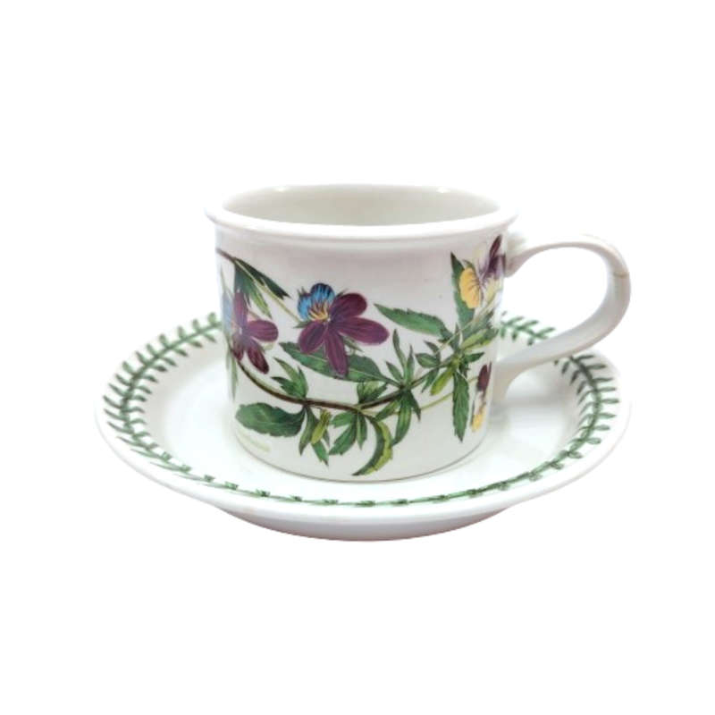Portmeirion Botanic garden Viola Tricolor Cup and Saucer