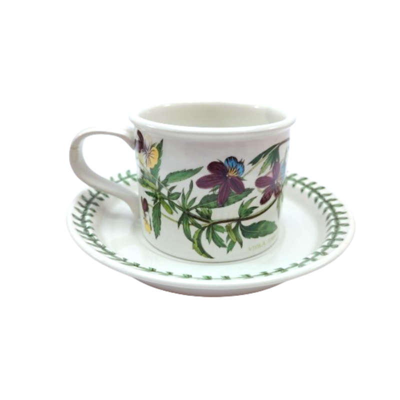 Portmeirion Botanic garden Viola Tricolor Cup and Saucer