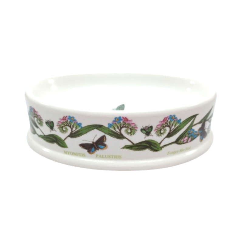 Portmeirion Botanic Garden Forget Me Not ceramic Oval Soap Dish