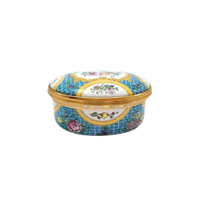 Halcyon Days Enamel 1997 A YEAR TO REMEMBER Trinket Box Limited Edition