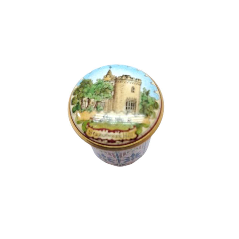 Halcyon Days Enamel Strawberry Hill Trinket Box Limited Edition