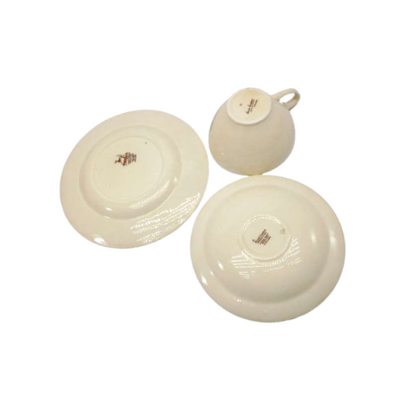 Susie Cooper Yellow Cup saucer and plate Trio
