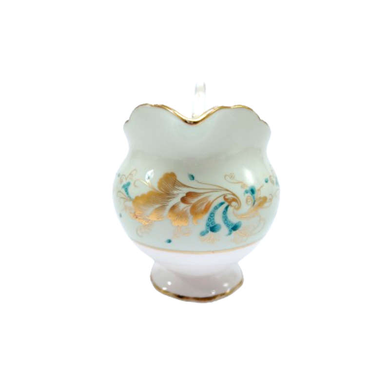 Coalport Elegant Strange Orchid pale green Tea Set